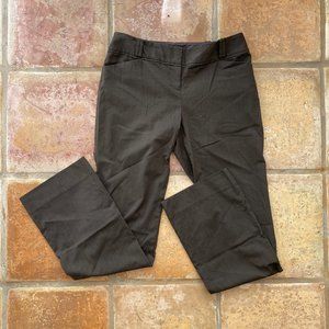 The Limited Women's Size 6 6R Cassidy Fit Dress Pants Trousers Brown Dark